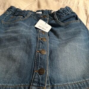 Brand new Gymboree blue jean skirt